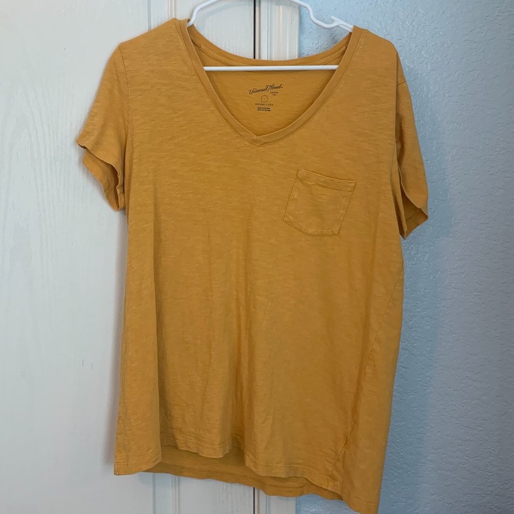 Gold V Neck